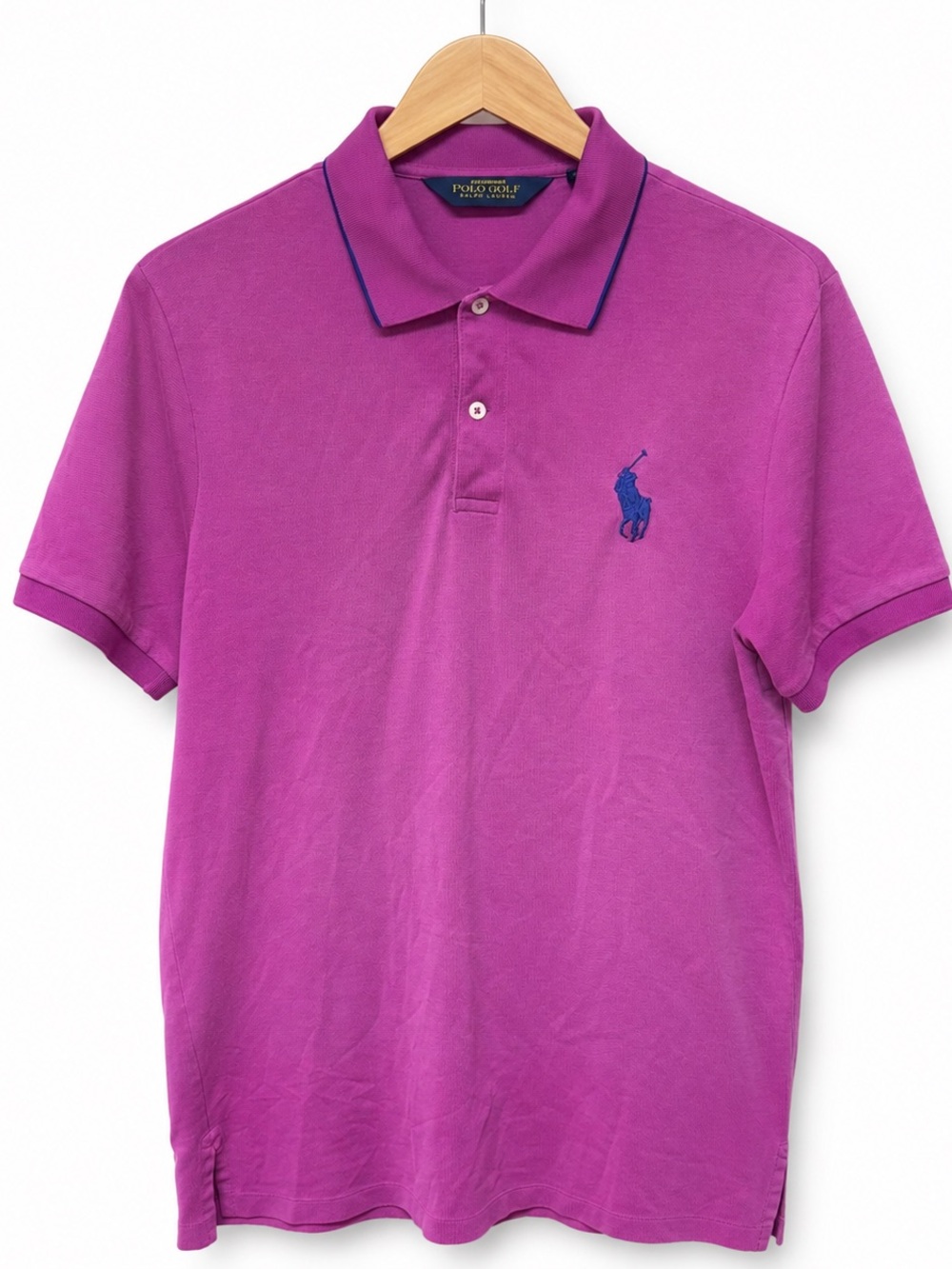 Polo Golf Ralph Lauren Pro Fit Performance‎ Polo Shirt Purple Big Pony Men’s M